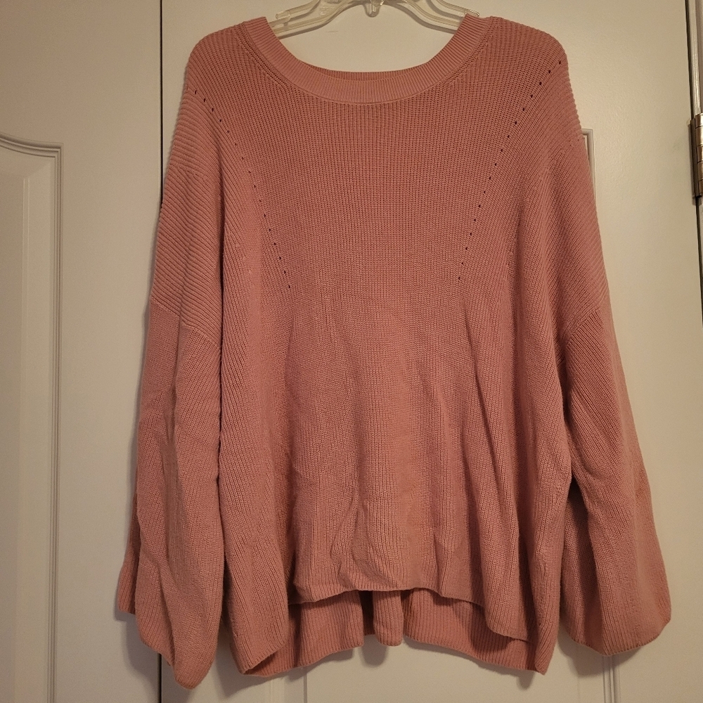 Pretty pink lightweight sweater